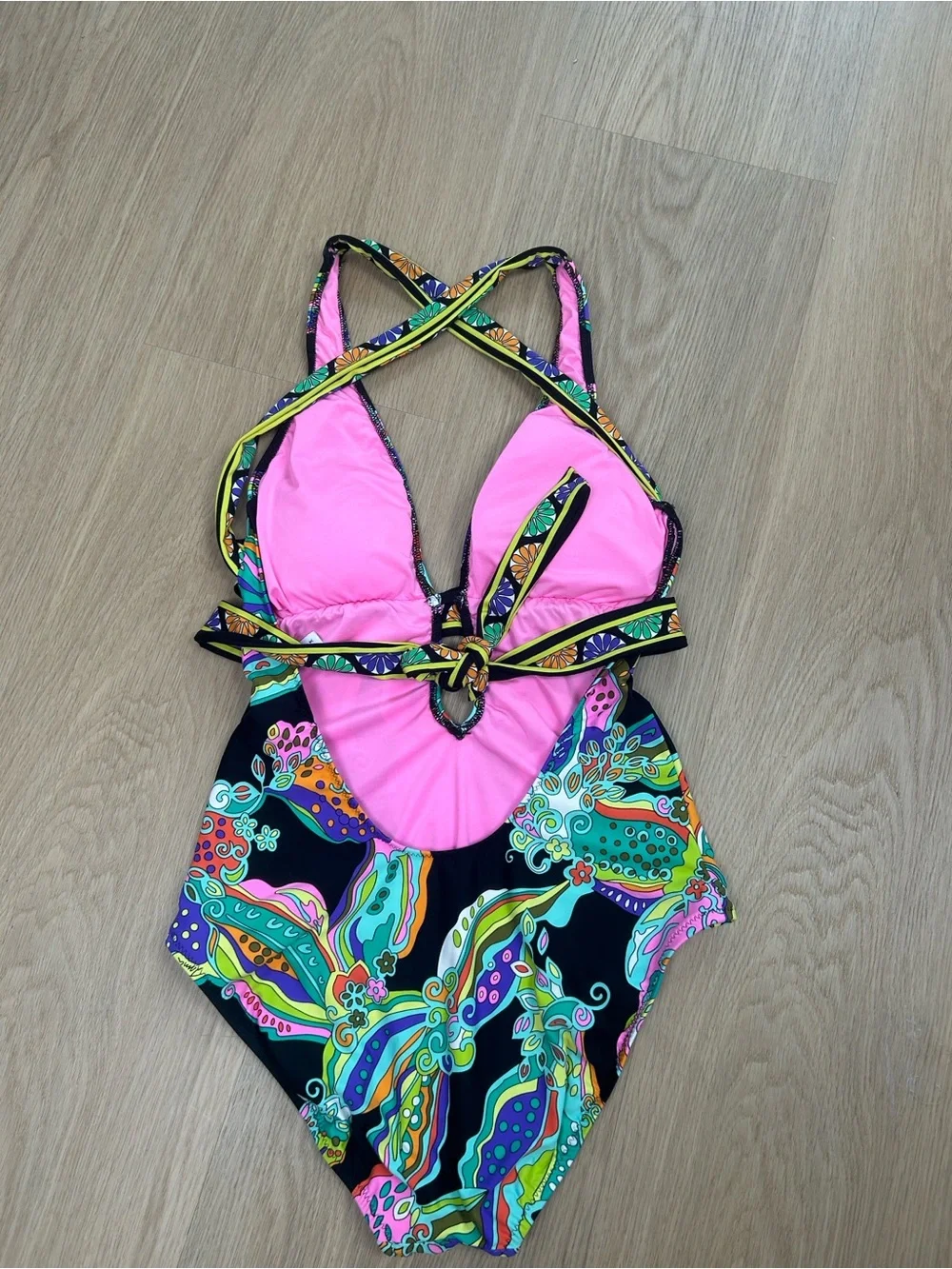 Trina Turk Sea Garden Floral-Print One-Piece Swimsuit 4